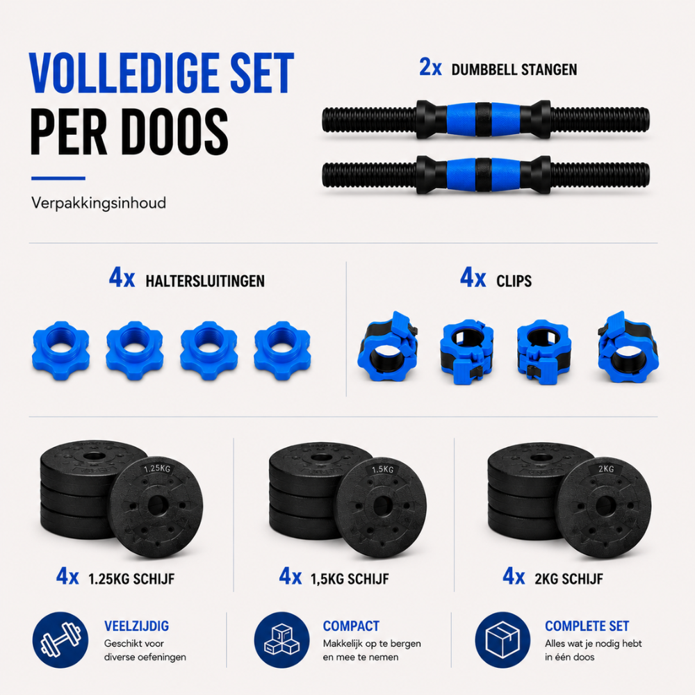Sportfloww Dumbbells 20 KG