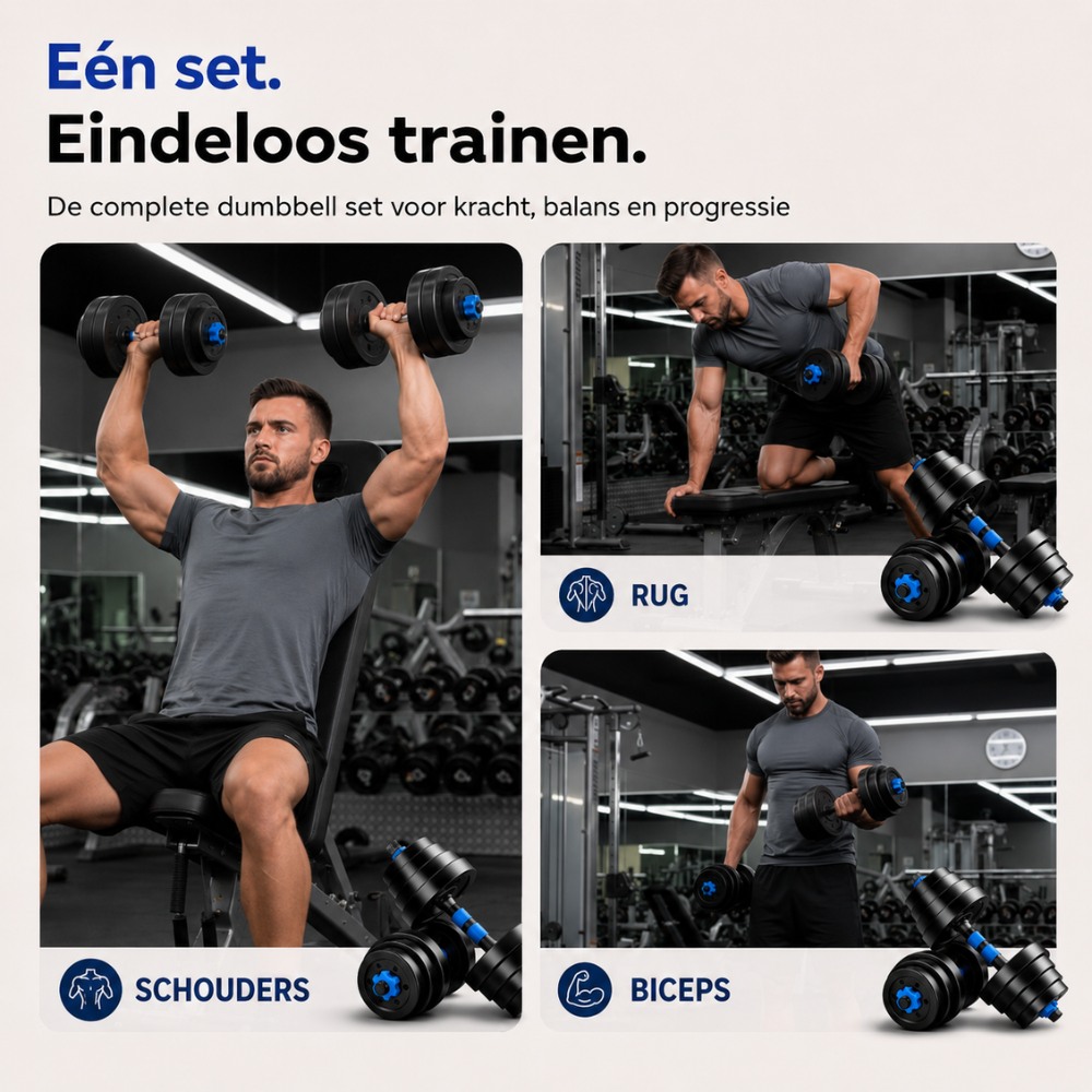 Sportfloww Dumbbells 20 KG