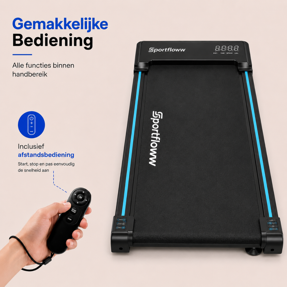 Sportfloww Loopband 8 km/h - 5% Incline